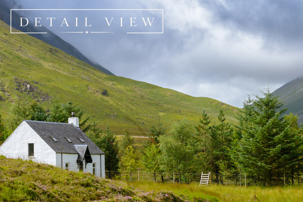 Glencoe Hochland Fotodruck – Dramatische Berglandschaft Wandkunst
