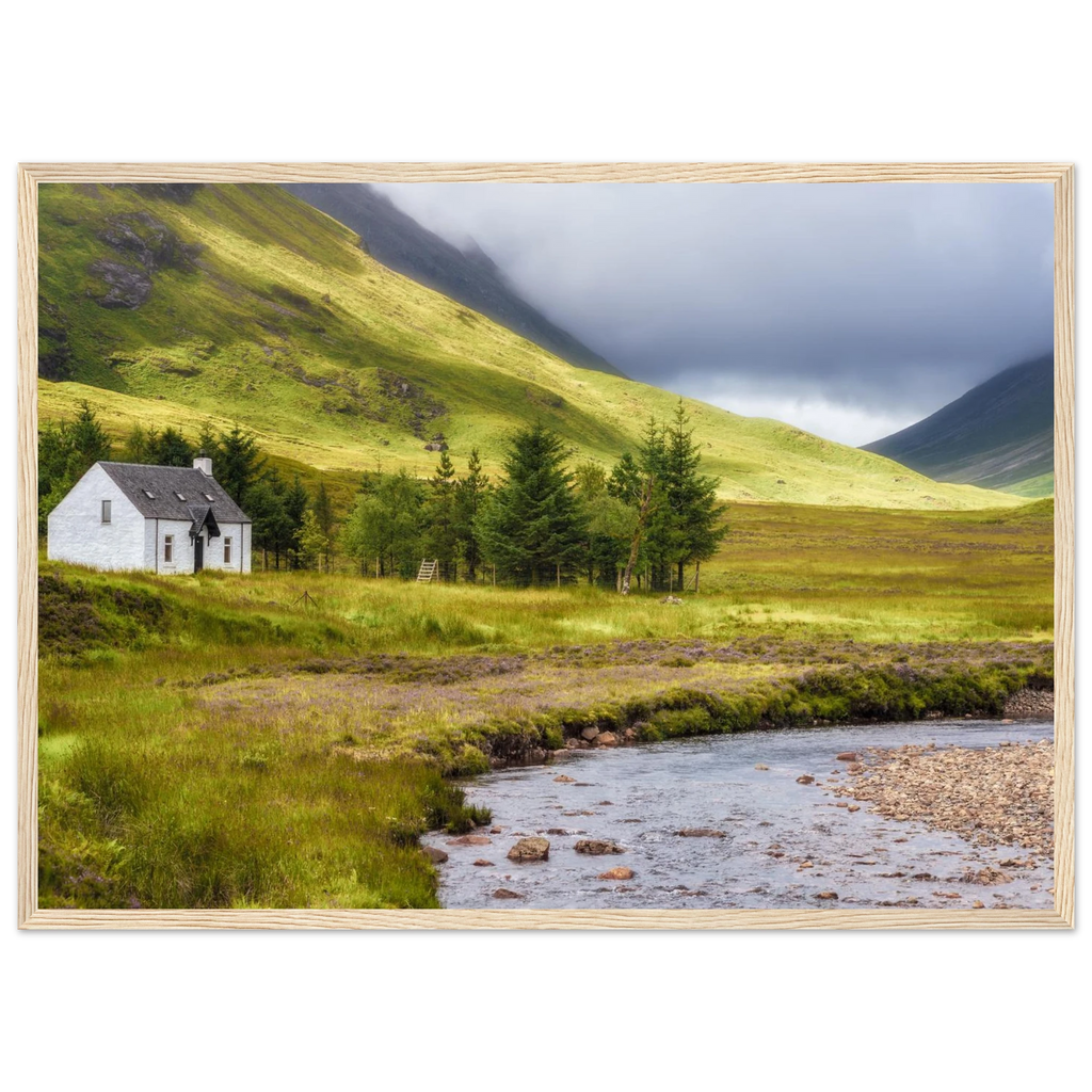 Lagangarbh Cottage beneath the mountains of Glen
Coe, Scotland