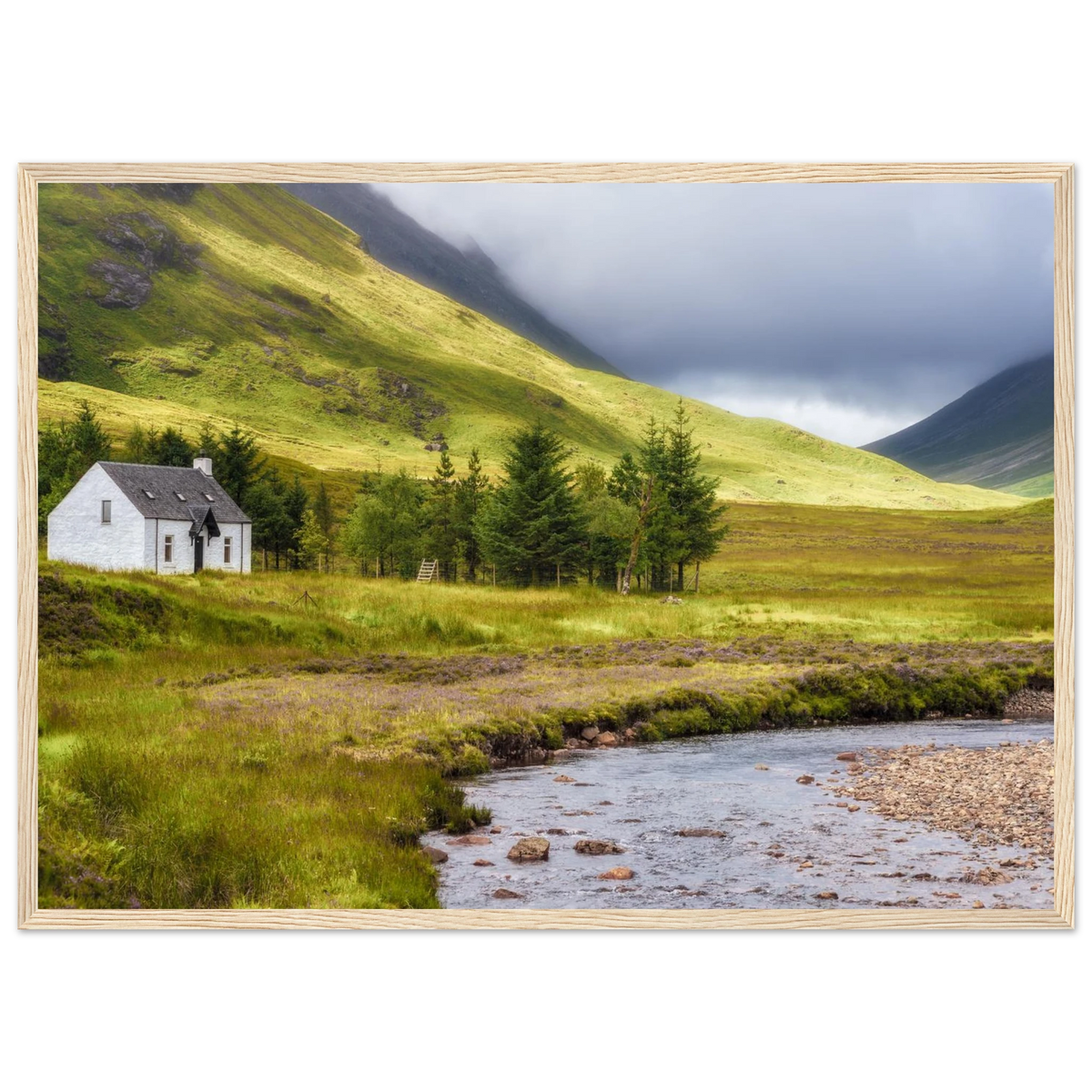 Lagangarbh Cottage beneath the mountains of Glen
Coe, Scotland