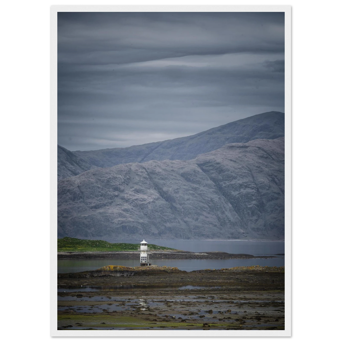 Sgeir Buidhe lighthouse near Port Appin on the west
coast of Scotland